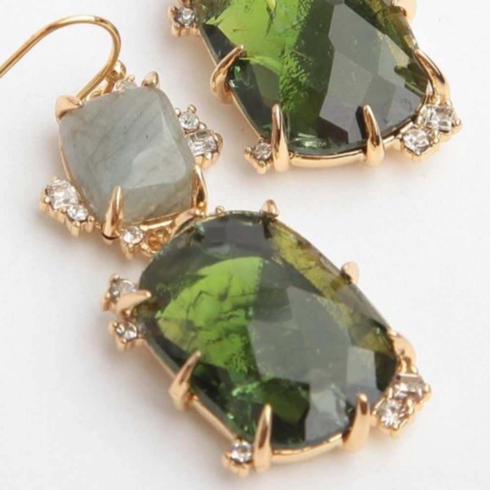 Alexis Bittar Elements Double Drop Earrings NEW - Picture 3 of 12